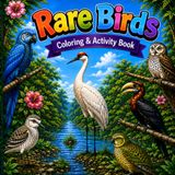 Rare Birds Coloring & Activity Book