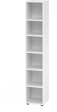 hjh OFFICE PRO Kast met Planken | Meerkleurig | 40 x 40 x 215,6 cm | Beta 9