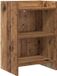 vidaXL Table de chevet Bois vieilli 40 x 30 x 60 cm