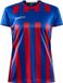 Craft Progress 2.0 Stripe Shirt Korte Mouw Dames - Royal / Rood | Maat: L