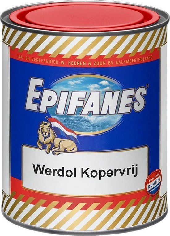 Epifanes Werdol kopervrij Zwart 750 ml