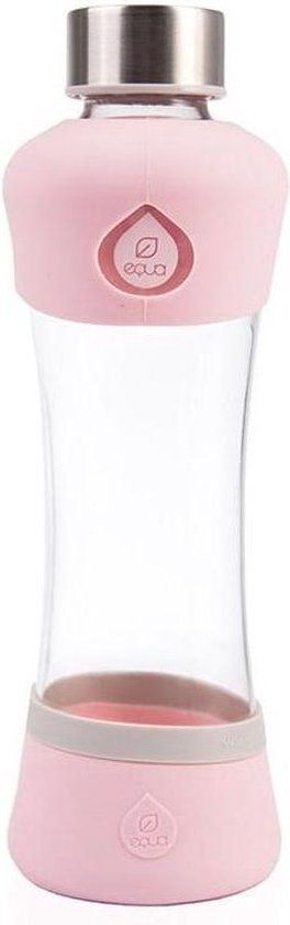 Equa Active Squeeze Glazen Waterfles - 550 ml - Berry