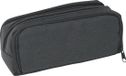 Eberhard Faber etui - rechthoekig - 3-vaks - antraciet - zonder inhoud