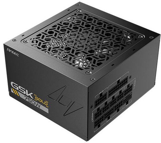 Antec GSK750 V2 - Voeding (intern) - ATX12V 3.1/ EPS12V - 80 PLUS Gold - 750 watt