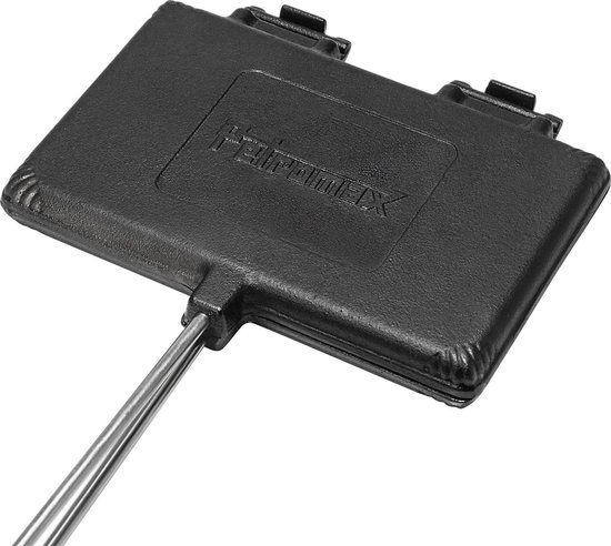 Petromax Gietijzeren Wafel IJzer - Zwart - Rond - 24 cm