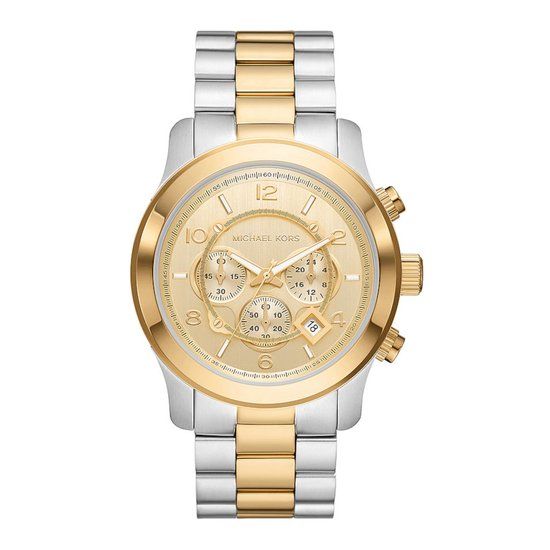Michael Kors Runway MK9075 Herenhorloge - Zilverkleurig - Ø 45 mm