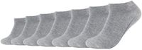 Camano Sneakersokken CA-Soft 7-pack Lichtgrijs Melange Maat 39-42 Unisex Biologisch Katoen