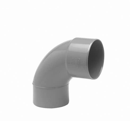 Wavin PVC Bocht 75mm mof / spie 45°