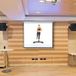 Mucola 152 cm x 152 cm écran de projection rétractable cinéma maison projecteur écran HDTV