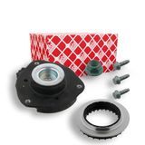 febi bilstein 37892 veerpootsteunlagerset met kogellagers, schroeven en moer, 1 stuk