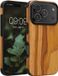 kwmobile Apple iPhone 17 Pro Back Cover Hout Vintage Bruin