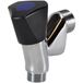 Riko robinet d'aération Kiwa 1/2" avec bouton - Noir