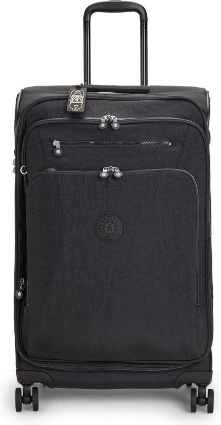 Kipling NEW YOURI SPIN M 68cm - Black Noir | Softcase | 70L