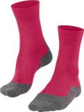 FALKE TK5 Wandelsokken anti blaren, lichte padding merinowol sportsokken dames rood - Maat 39-40