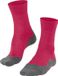 FALKE TK5 Wandelsokken anti blaren, lichte padding merinowol sportsokken dames rood - Maat 39-40