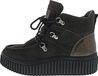 Marc O'Polo Bottillon à lacets Chaussures femme Bottes à lacets Gris Loisir