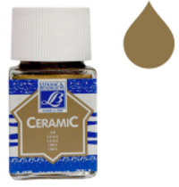 Diversen Lefranc Bourgeois Ceramic glas & porseleinverf 700 gold (50 ml)