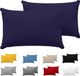 Dreamzie BMS International Kussensloop 40 x 60 cm (set van 2) - Jersey Katoen - Donkerblauw
