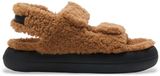 Moon Boot Cognac Moon Boot Mb Shearling Sandale Sandalen Cognac