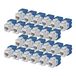 StarTech.com Cat6 Keystone Jack, 24 Stuks, RJ45 Ethernet Keystone Jacks, UTP Cat6 Ethernet Jack voor Wandcontactdoos, 180 Graden, Toolless, Wit