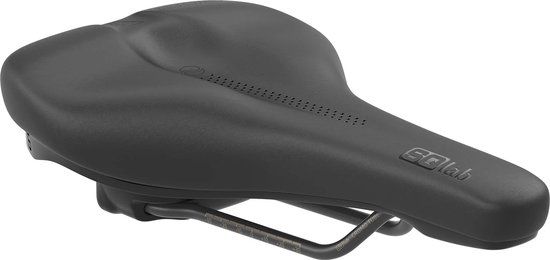 SQlab Fietszadel 602 Ergolux® Active 2.1 - 16 cm - Zwart