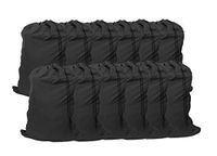 YETHAN Extra grote waszak 12 stuks, reiswaszakken met trekkoordsluiting, 30"x40", voor studenten, slaapzalen en appartementsbewoners.