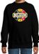 Bellatio Decorations Have fear Belgium is here sweater met sterren embleem in de kleuren van de Belgische vlag - zwart - kids - Belgie supporter / Belgisch elftal fan trui / EK / WK / kleding 152/164