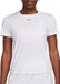 Nike W NK ONE CLASSIC DF SS TOP Dames Sporttop - Wit/Zwart - Maat M