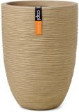 Capi Europe Vaas elegant laag Rib NL - 34x46 - Beige