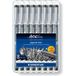 Staedtler 308 02-9 Fineliner Pigment Liner - Zwart (Pack van 10)