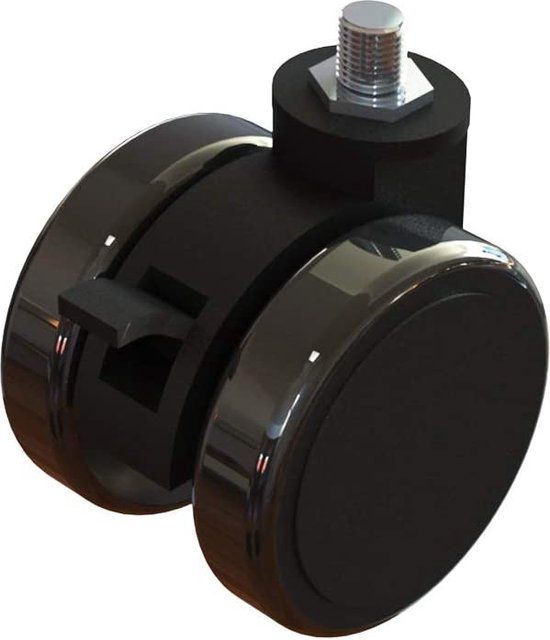 Next Level Racing Vergrendelbare Castor Wielen - Zwart