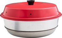 Omnia Camping Oven - Rood - Gas - RVS - 1 Brander