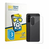 BROTECT Screenprotector 3 Stuks voor Samsung Galaxy A27 5G (Achterkant) Beschermglas Transparant