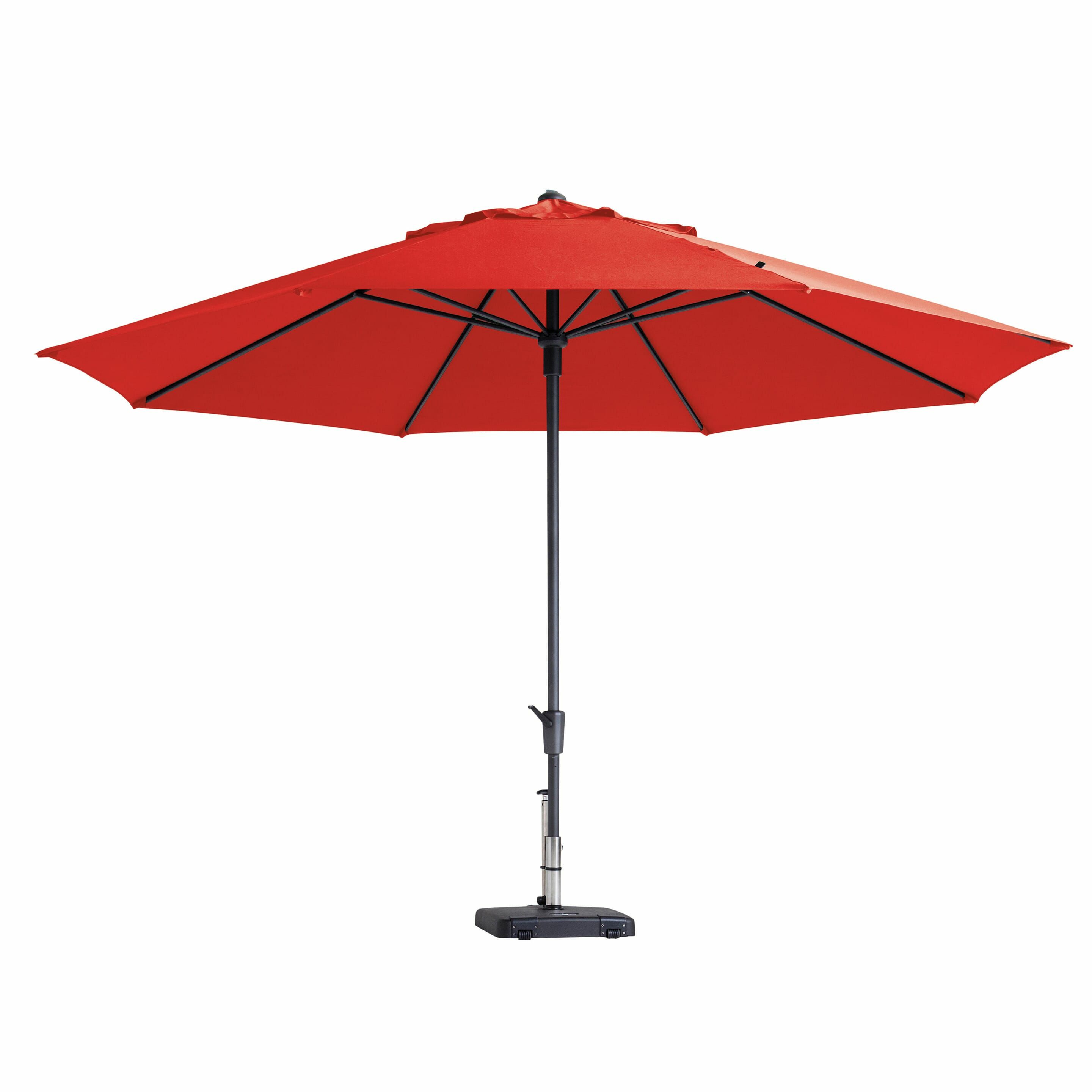 Madison Timor Round Red Parasol - 400cm