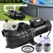Latios Pompe de piscine - Pompe de filtration - Puissance 3 kW - Débit 35 000 l/h - Hauteur de refoulement max. 19 m - Minuterie 24 heures - Panier de filtration - Pour piscines hors sol et enterrées et spas