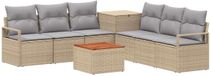 vidaXL - Canapé - 8 - pcs - Beige - et - Gris clair - 55 - x - 55 - x - 37 - cm