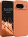 kwmobile metallic telefoonhoesje van TPU - geschikt voor Google Pixel 9 - Flexible case voor smartphone - In metallic oranje
