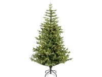 Everlands sapin de Genève pré-illuminé H240 D136 cm vert/blanc