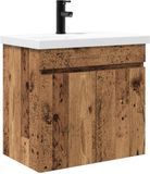 vidaXL Badkamermeubel met kraan Oud hout 61 x 40 x 74,5 cm