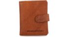 Spikes & Sparrow Leren RFID Portemonnee - Michigan - Brandy Cognac