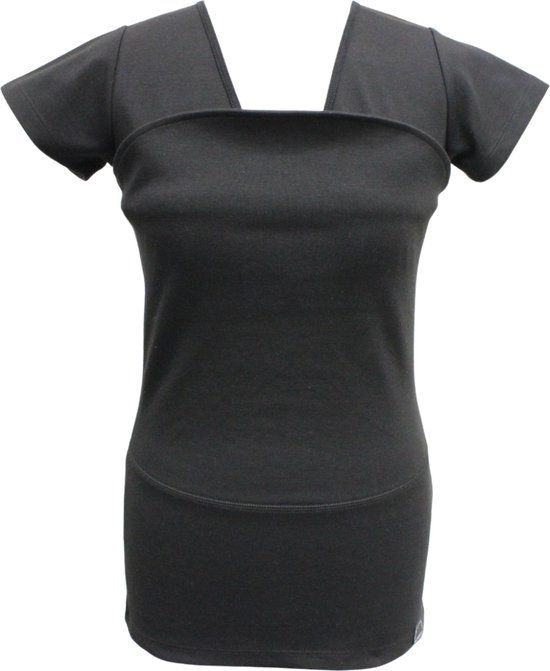 Womboo Buidelshirt Vrouw Zwart maat XXL