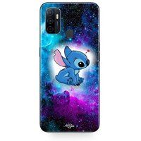 Maniacase Etui Oppo A32 Stitch Ohana Gekleurde Ruimte