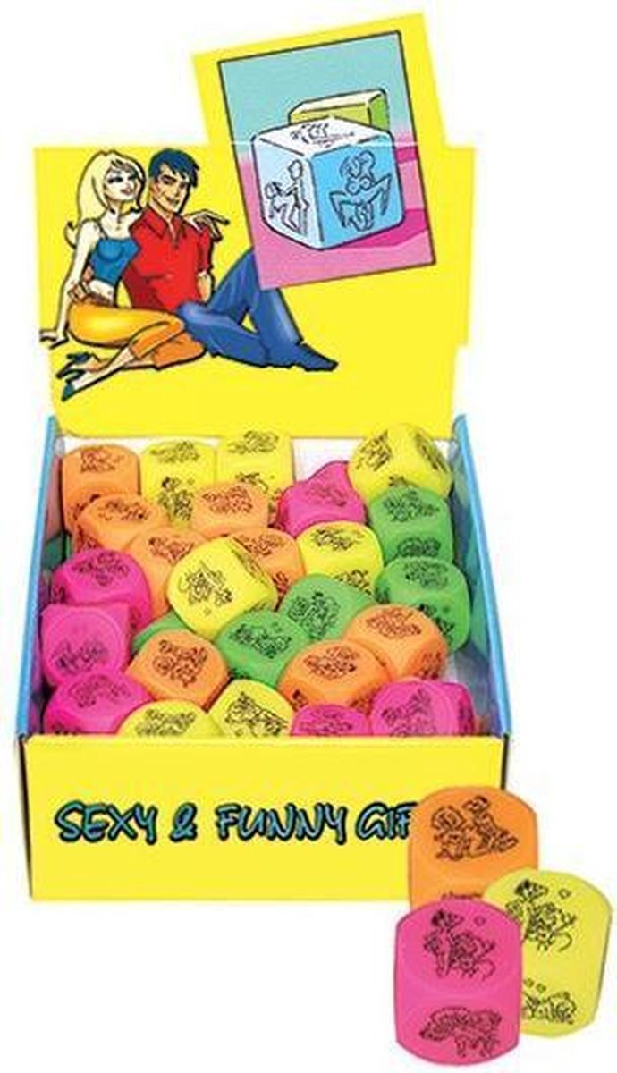 DIVERTY SEX Posture Dice Colors 1 Unit