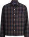 JACK & JONES Geruit overhemd Loose Fit Katoen Lange mouw Heren XL