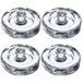 Westmark Gewichten voor fermentatie – set van 4 glazen gewichten voor fermentatie, accessoires voor fermentatie – glas, Ø 8cm, 4 stuks