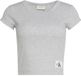 Calvin Klein T-shirt gris chiné femme M
