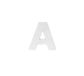 EVI Herrassen Letter "A" 80 mm