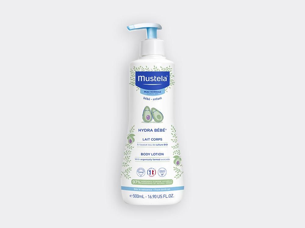 Mustela Lait corps Hydra Bébé à l'avocat BIO 500ml