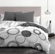 HOME LINGE PASSION CS LE CLOS DES SONGES Beddengoed Set 240x260cm - 3 Delig - Microvezel - Grijs Abstract