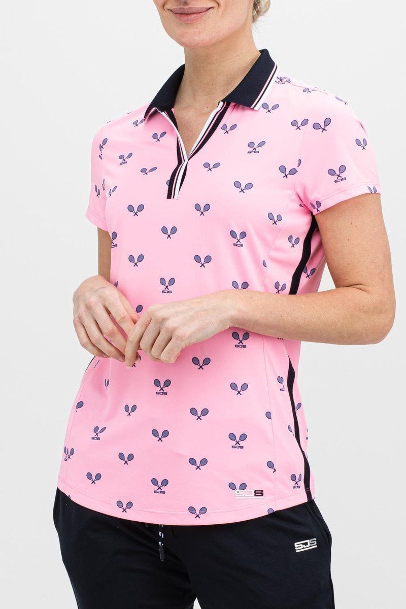 Sjeng Sport Brenda polo - roze - Dames - Maat S